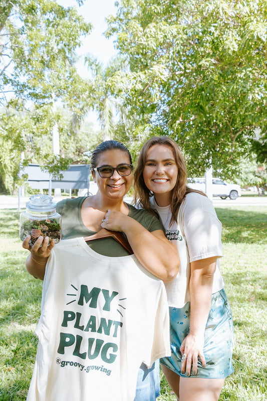 Groovy Growing Logo Tee - "My Plant Plug" Edition
