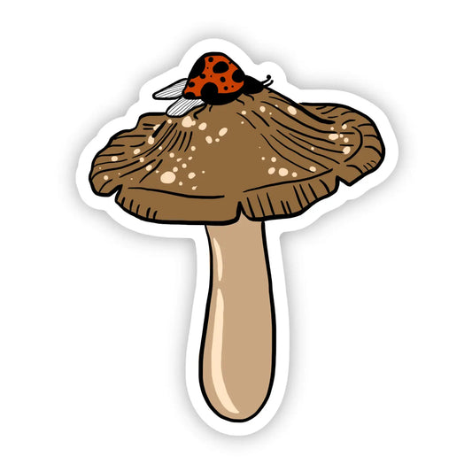 Ladybug & Mushroom Sticker